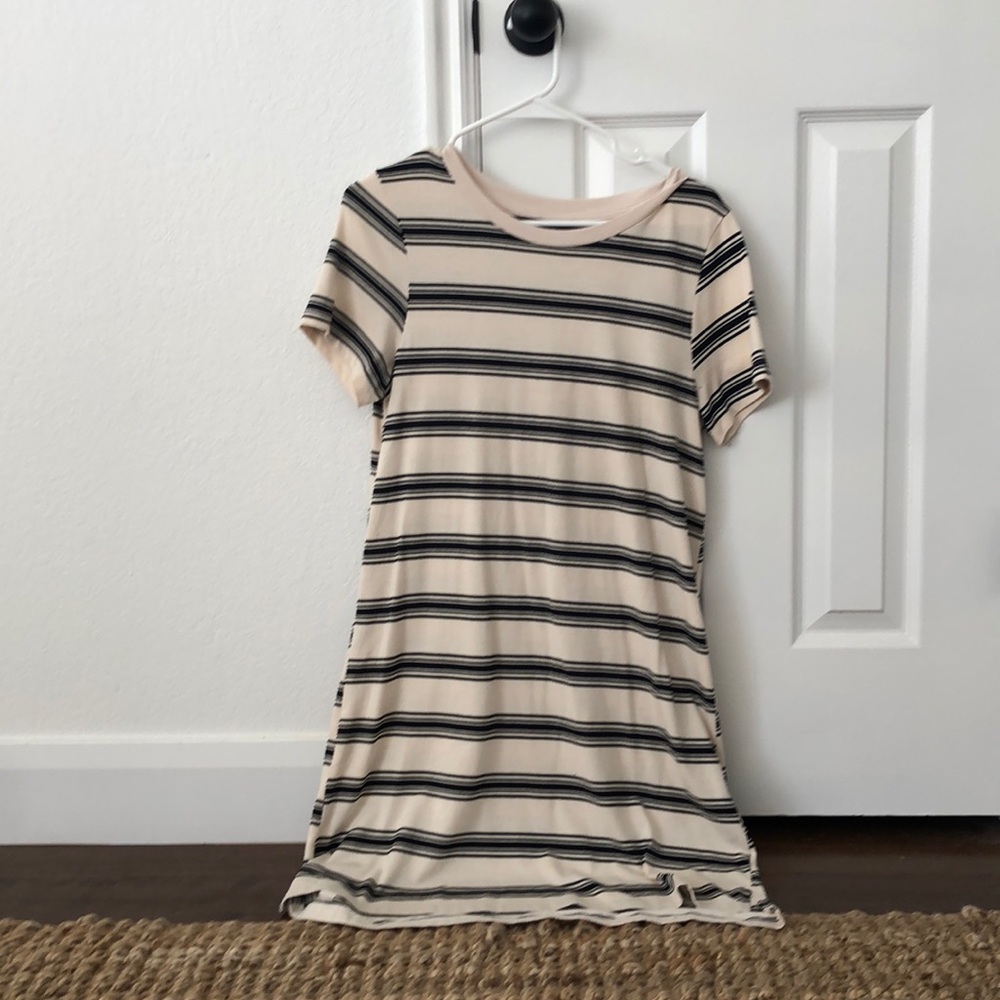 Striped tshirt dress